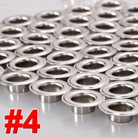 1/2" #4 Nickel Grommets and Washers 1000 Package - Trend Times Toy Stores