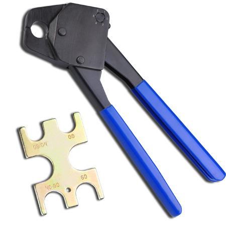 1/2" Pex Crimper Crimping Tool w/ Gauge Blue - Trend Times Toy Stores