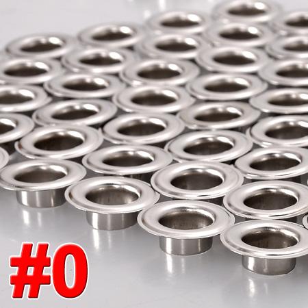 1/4" #0 Nickel Grommets and Washers 2000 Package - Trend Times Toy Stores