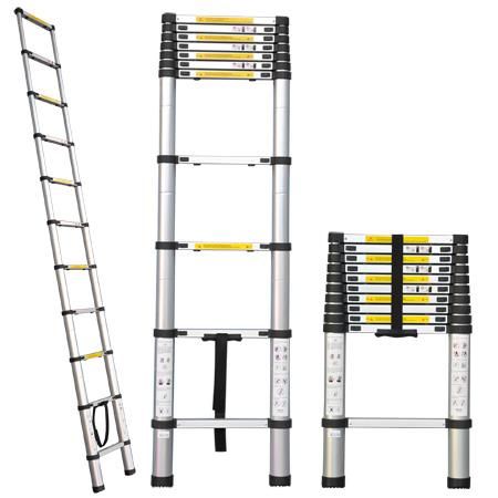 10.5 ft Aluminum Extension Telescoping Ladder 330 lbs - Trend Times Toy Stores