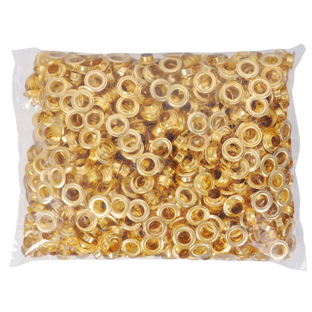 1000 #2 3/8" Grommets & Washers Brass Eyelets - Trend Times Toy Stores