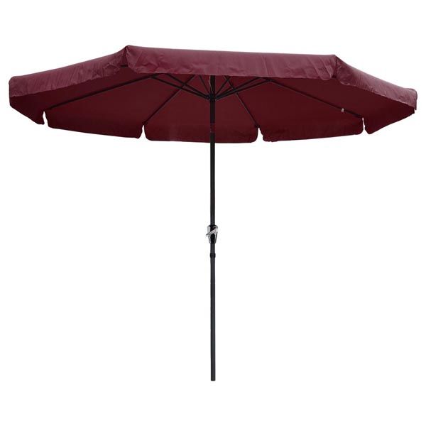 10 Foot Tilt Outdoor Patio Umbrella Furniture Garnet - Trend Times Toy Stores