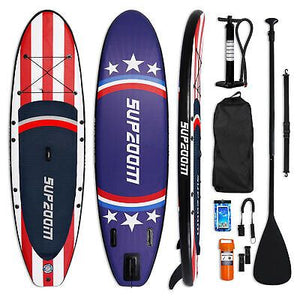 10 Ft Inflatable Stand Up Paddle Board Kit SUP Pump Backpack Surfing Adult Youth - Trend Times Toy Stores