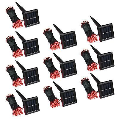 10 Pcs Solar String Lights 36 FT Waterproof Red Solar Xmas Light Outdoor Tree - Trend Times Toy Stores