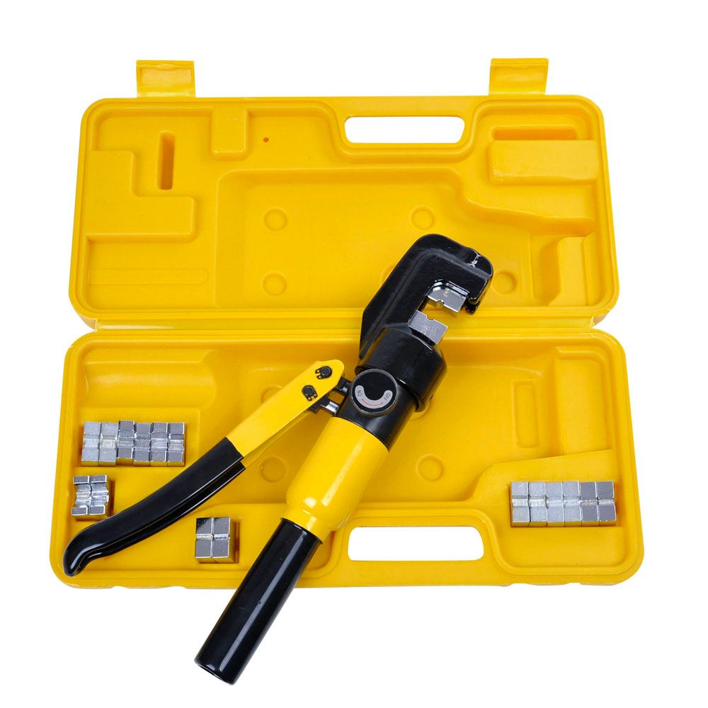 10 Ton 9 Dies Hydraulic Wire Terminal Battery Cable Crimper - Trend Times Toy Stores