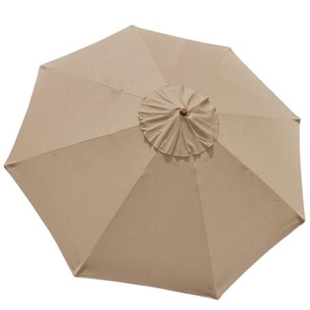 10 ft Patio Market Umbrella Replacement Canopy Tan - Trend Times Toy Stores