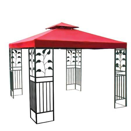 10x10 ft Gazebo Canopy Replacement Top Garden Red - Trend Times Toy Stores