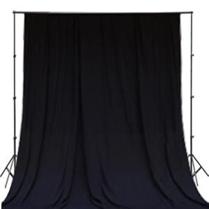 10x8-1/5 ft Photography Background Stand Kit & Black Backdrop - Trend Times Toy Stores