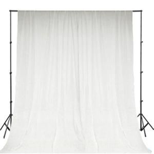 10x8-1/5 ft Photography Background Stand Kit & White Backdrop - Trend Times Toy Stores