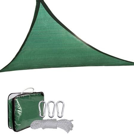 11.5' Triangle Outdoor Sun Sail Shade Patio Green - Trend Times Toy Stores