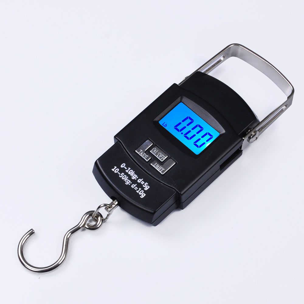 110lb x 0.02lb Portable Digital Hanging Gram Scale w/ Hook - Trend Times Toy Stores