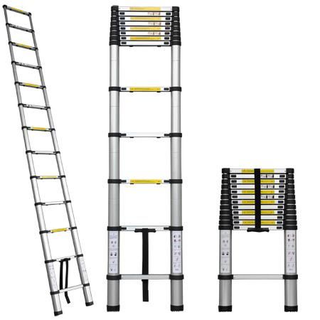 12.5 ft Aluminum Extension Telescoping Ladder 330 lbs - Trend Times Toy Stores