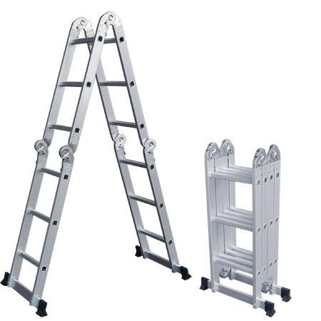 12.5 ft Aluminum Multi Purpose Folding Ladder 330 lbs - Trend Times Toy Stores