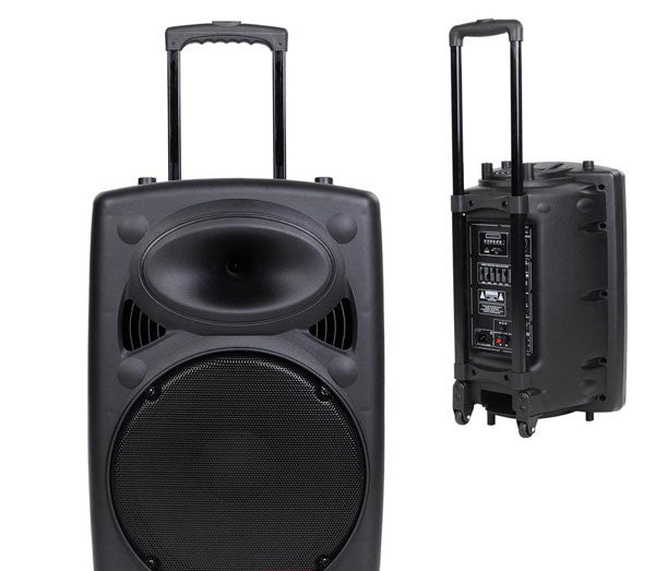 12in Portable Active PA Speaker w/ Wireless Microphone - Trend Times Toy Stores