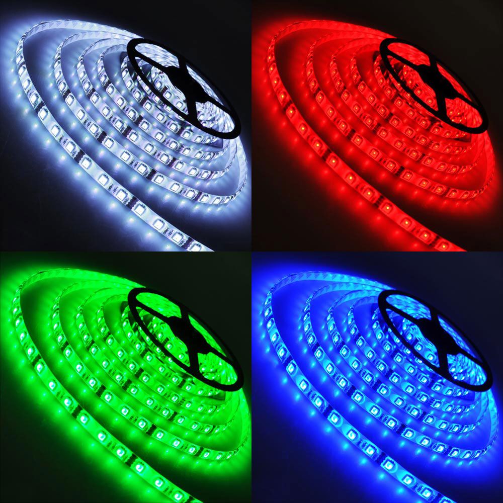 12v 16.4 ft 5050 SMD Waterproof Flexible LED Strip Light RGB - Trend Times Toy Stores