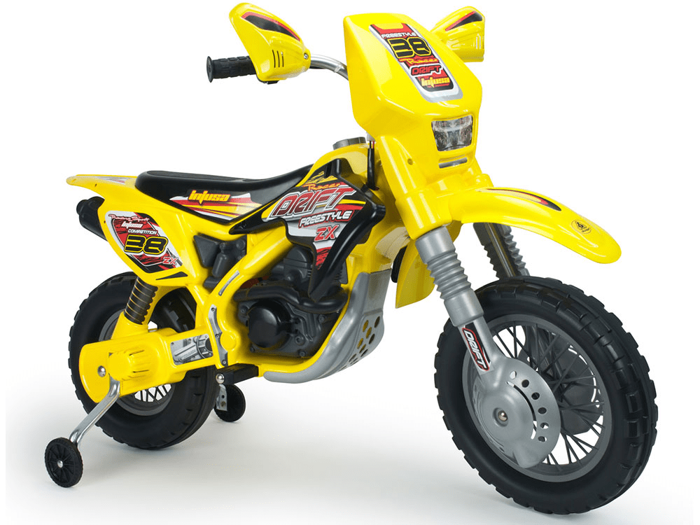 12v Ride On Dirt Bike For Children W/Removable Training Wheels - Trend Times Toy Stores