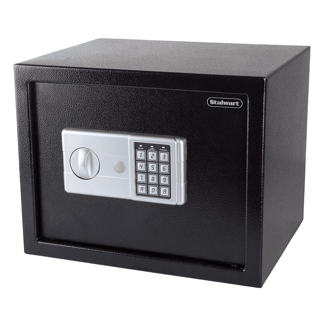 12x15x12 Inch Electronic Digital Deep Wall Safe Grey - Trend Times Toy Stores