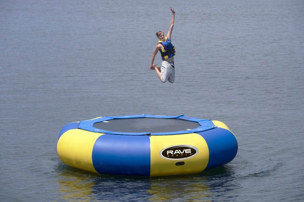 15' Orbit Floating Water Trampoline - So Easy To Setup - Trend Times Toy Stores