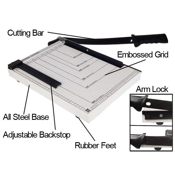 15" Paper Trimmer Cutter Photo Scrapbooking Machine - Trend Times Toy Stores