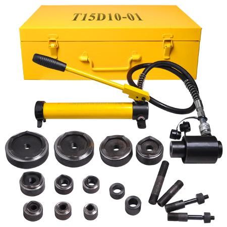 15 ton Hydraulic Metal Hole Puncher Hole-driver Kit Tool Set - Trend Times Toy Stores