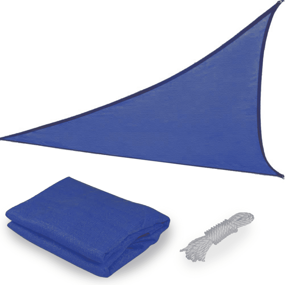 16.5' Triangle Outdoor Sun Shade Sail Canopy Blue - Trend Times Toy Stores