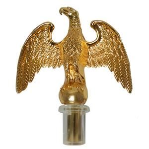 16 ft Outdoor Flag Pole Top Finial Golden Plastic Eagle - Trend Times Toy Stores