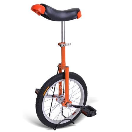 16 inch Wheel Unicycle Orange - Trend Times Toy Stores