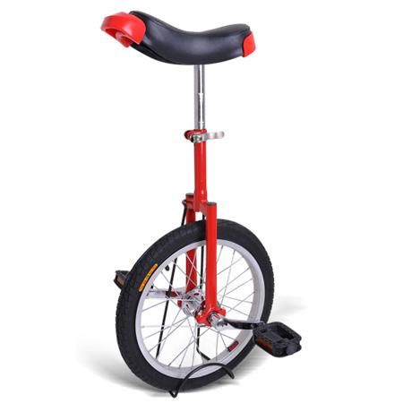 16 inch Wheel Unicycle Red - Trend Times Toy Stores