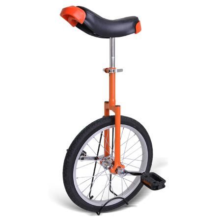 18 inch Wheel Unicycle Orange - Trend Times Toy Stores