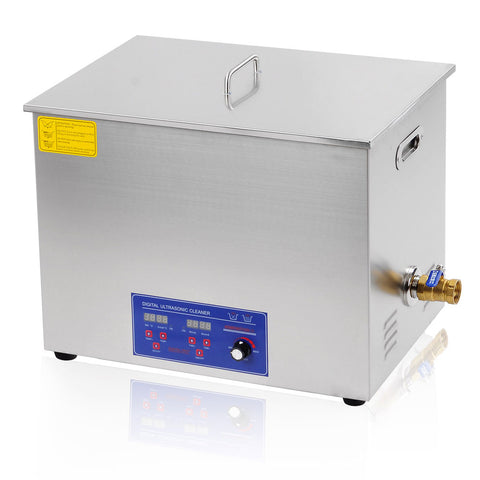 30L Industrial Ultrasonic Cleaning Machine w/ Timer Heater