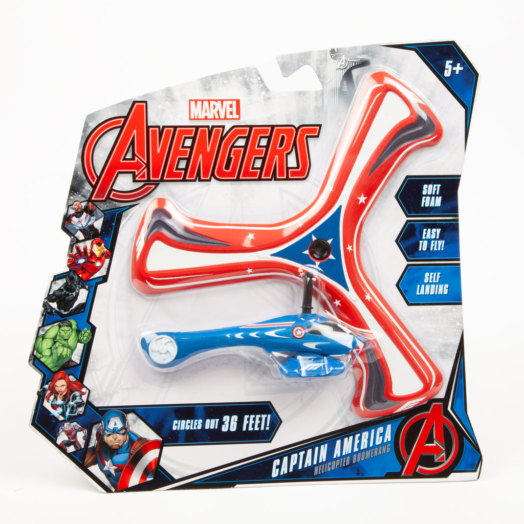 Captain America Helicopter Boomerang