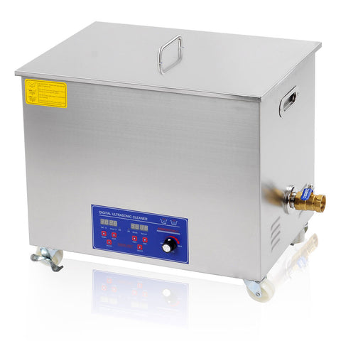 37L Industrial Ultrasonic Cleaning Machine w/ Timer Heater