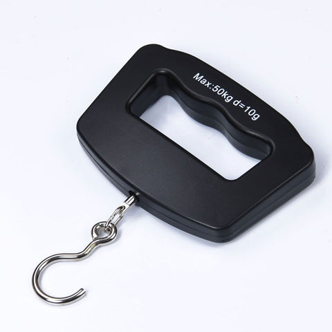 50kg x 10g LCD Digital Hanging Luggage Weighing Gram Scale w/ Hook