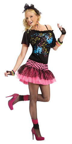 80's Pop Party Adult Ml 10-14 Costume