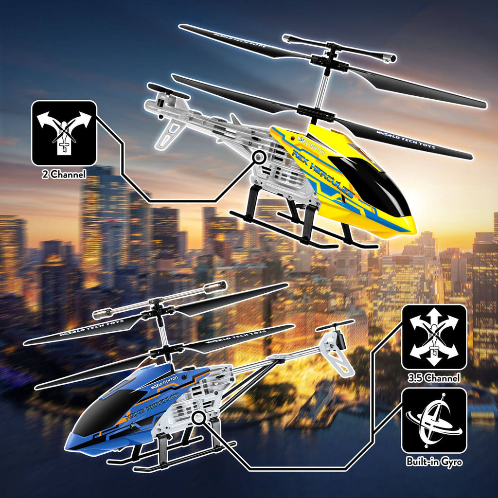 REX & Nano Hercules IR Unbreakable Helicopters Bundle