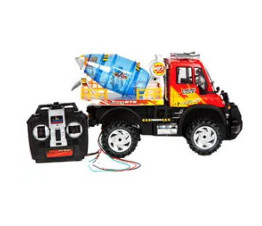 Cement Truck RTR Electric RC Construction Vehicle w MP3 Player.