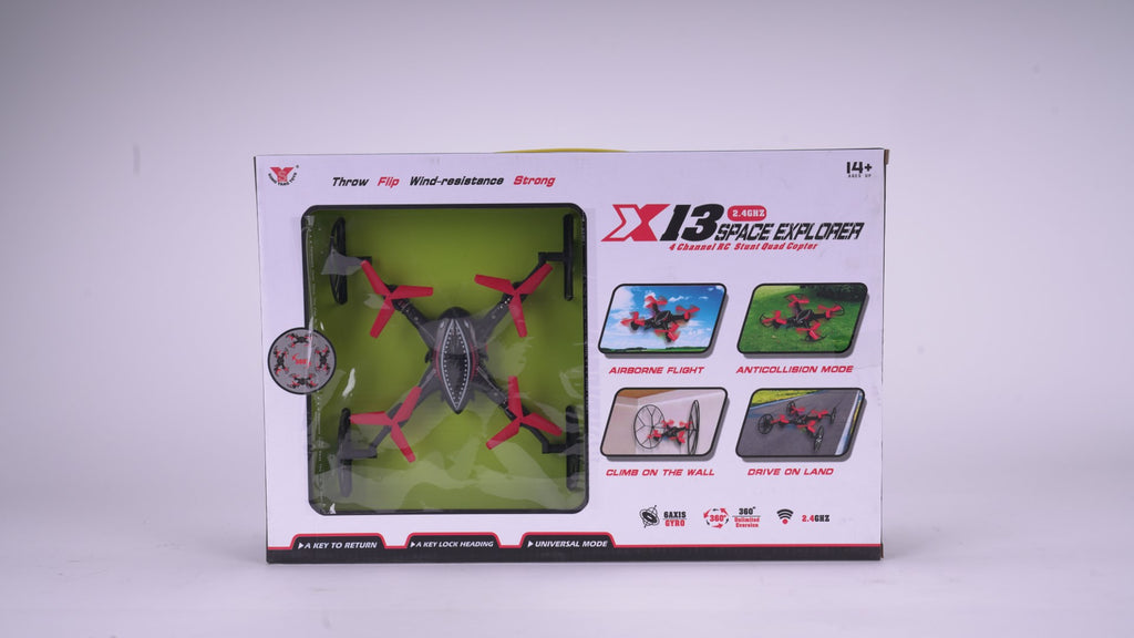 SYMA 2.4G QUADCOPTER X13 SPACE EXPLORER MINI DRONE.