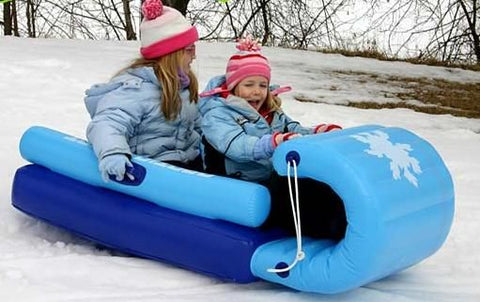 Arctic Blast 2 PersonToboggan Snow Sled Is Inflatable