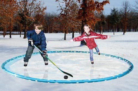 Backyard Ice Rink Measures 12 Feet And Makes Winter Even More Fun