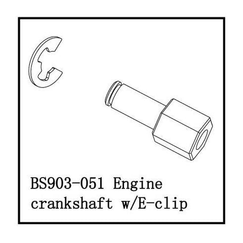 BS903-051 Engine Crankshaft W/E-Clip