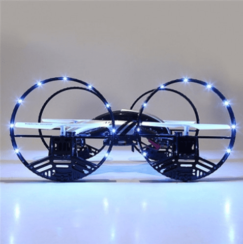 Camera RC Drone Easy To Fly Remote Control Quadcopter W/Nighttime LED