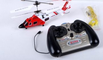 Coast Guard Micro RC Helicopter W/USB Charger