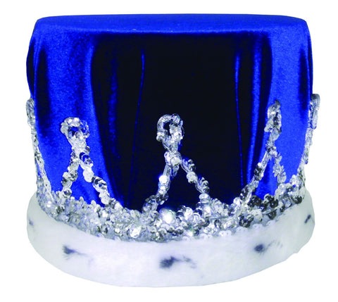 Crown Sequin W Blue Turban Costume