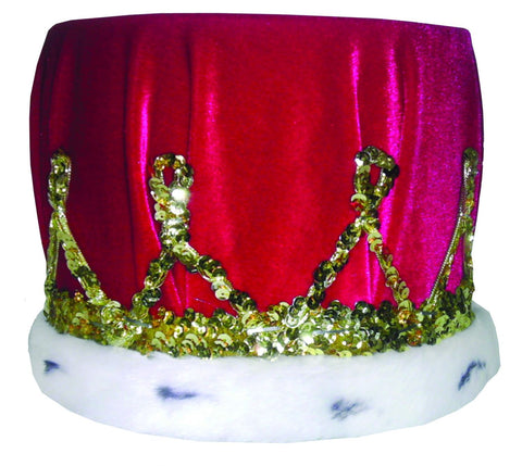 Crown Sequin With Red Turban Costume