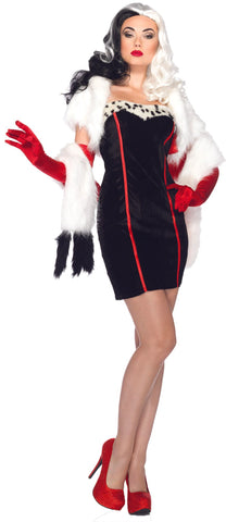 Women's Cruella Costume - 101 Dalmatians Costume