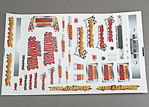 Decal sheet, Nitro Stampede