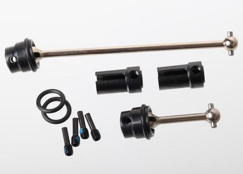 Driveshafts, center (steel constant-velocity) front (1), rear (1) (fully assembled)