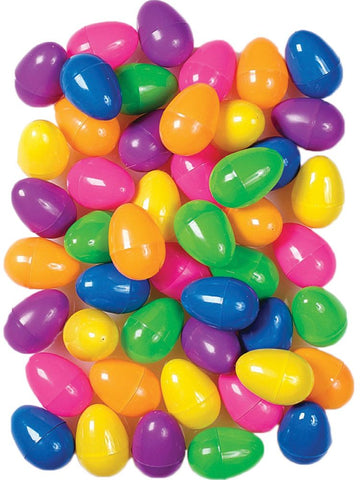 Plastic Easter Eggs - Bag Of 48 Costume