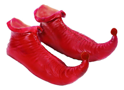 Pointed Toe Red Elf Shoes