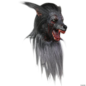 adults black wolf mask~tb26338